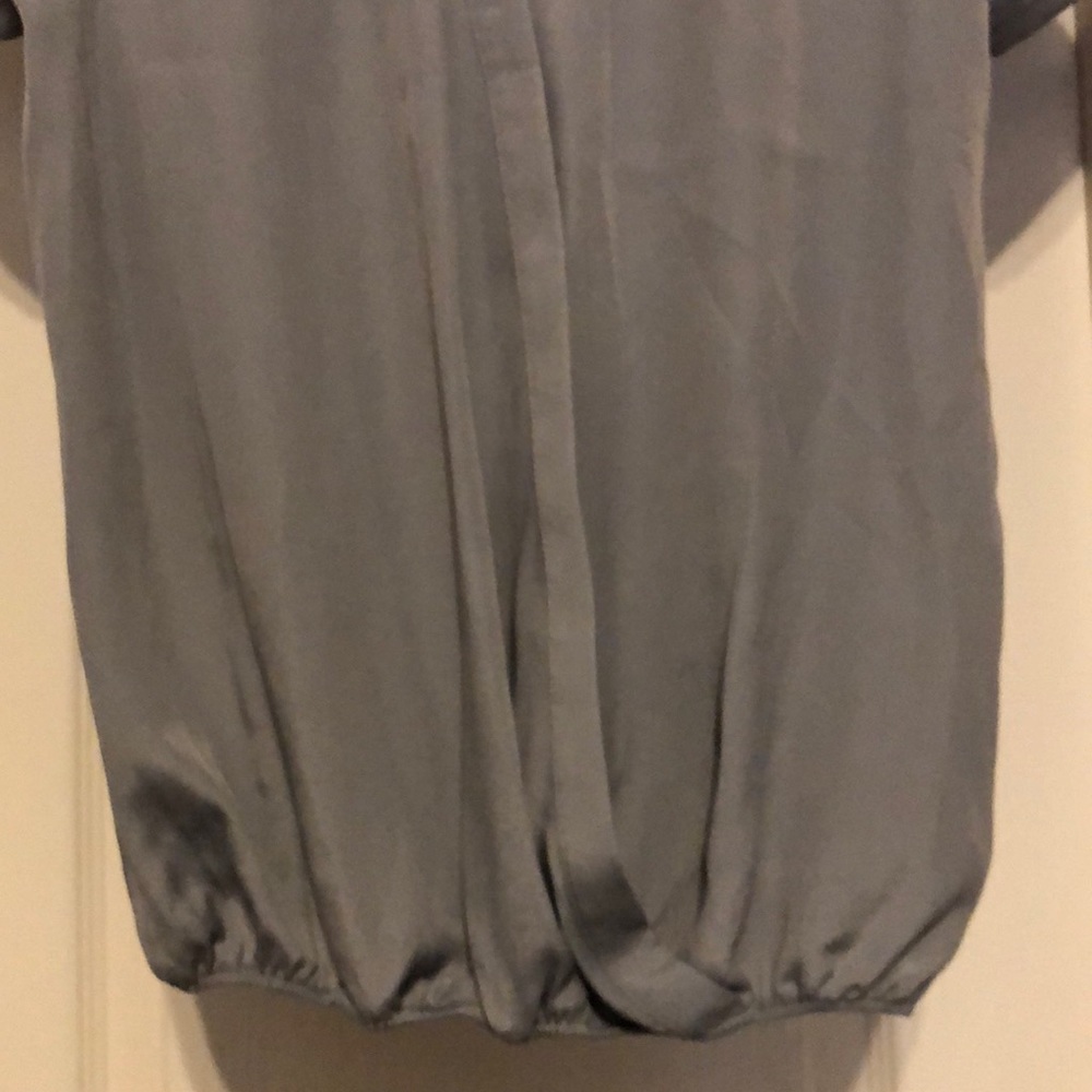 Collective Concepts Gray Wrap Top - image 4